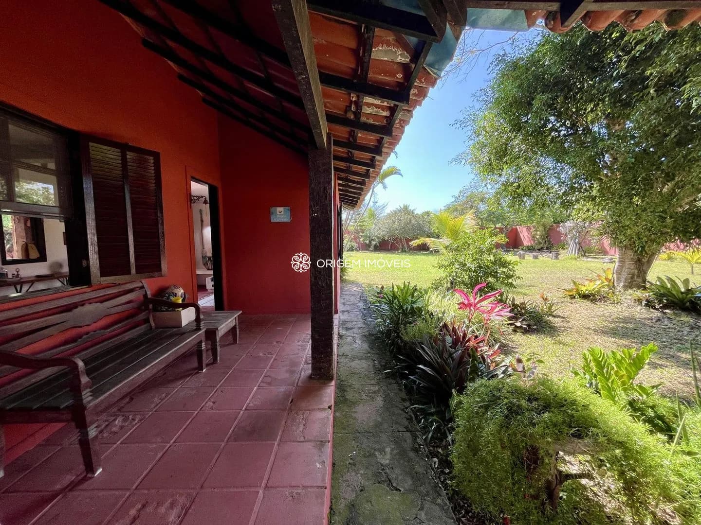 Varanda da frente da casa