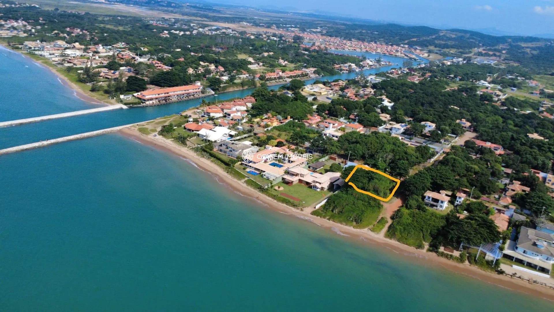 Vista bairro da marina